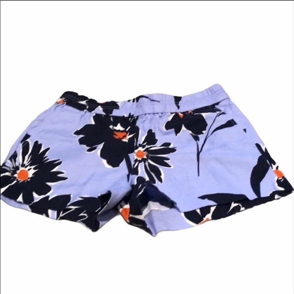 🎉HP 6/17!🎉J. Crew Size 2 Chino Purple Floral Shorts - Picture 1 of 2